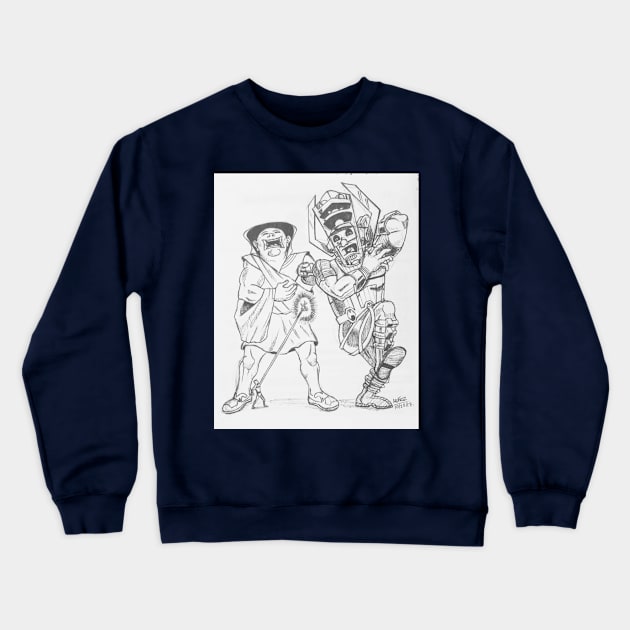 Planet Eater Pranked Crewneck Sweatshirt by Fatmancomics